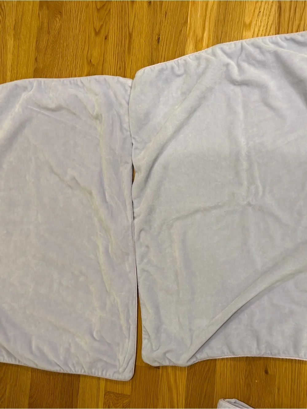 Pottery Barn Kids Luxe Chamois Duvet & Shams - Lavender